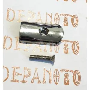 1 pontet chromé + vis inox fixation charnière capot CITROËN TRACTION