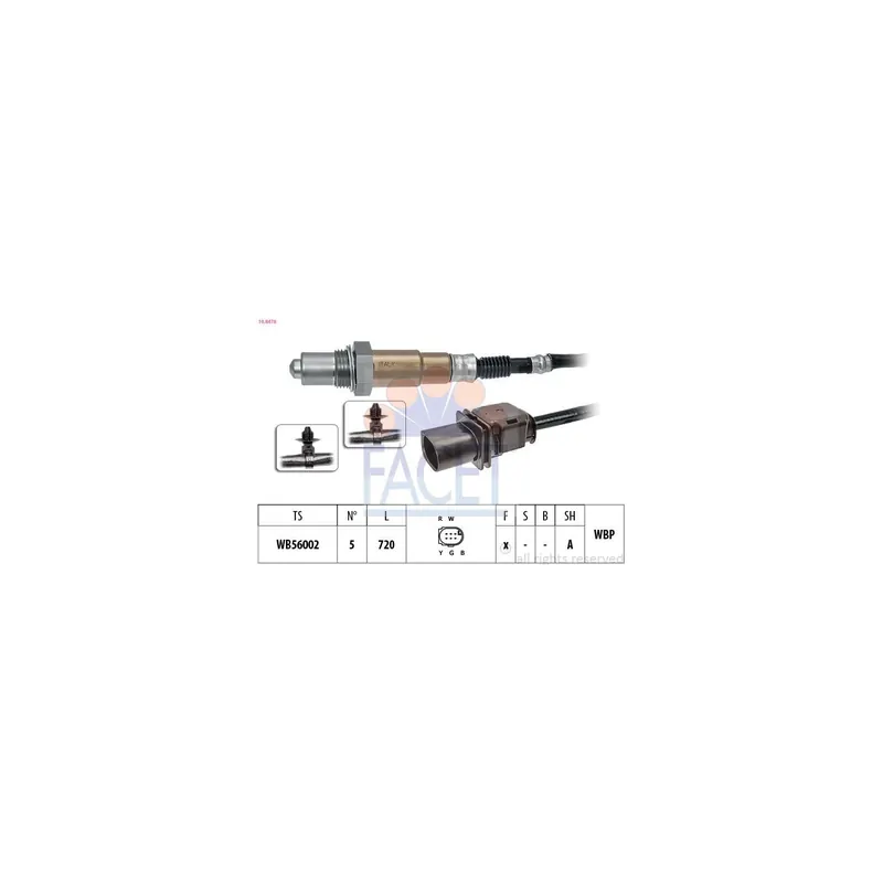 1 Sonde Lambda C4 DS3 207 308 1.4i 1.6i