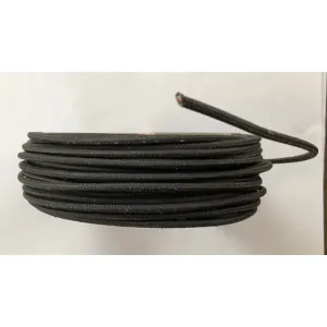 Bobine 25m Fil électrique noir en 1,5 mm²