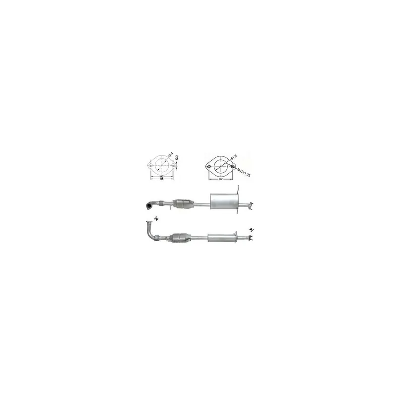 Catalyseur Hyundai SANTA FE 2.0 CRDi (01-05)
