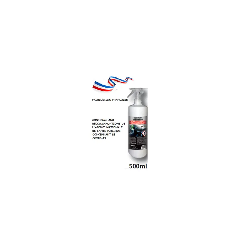 Gel Hydroalcoolique Spray 500Ml