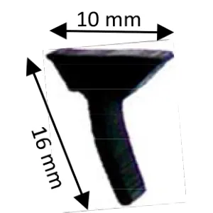 Joint vertical de porte Simca 8 1100-1200