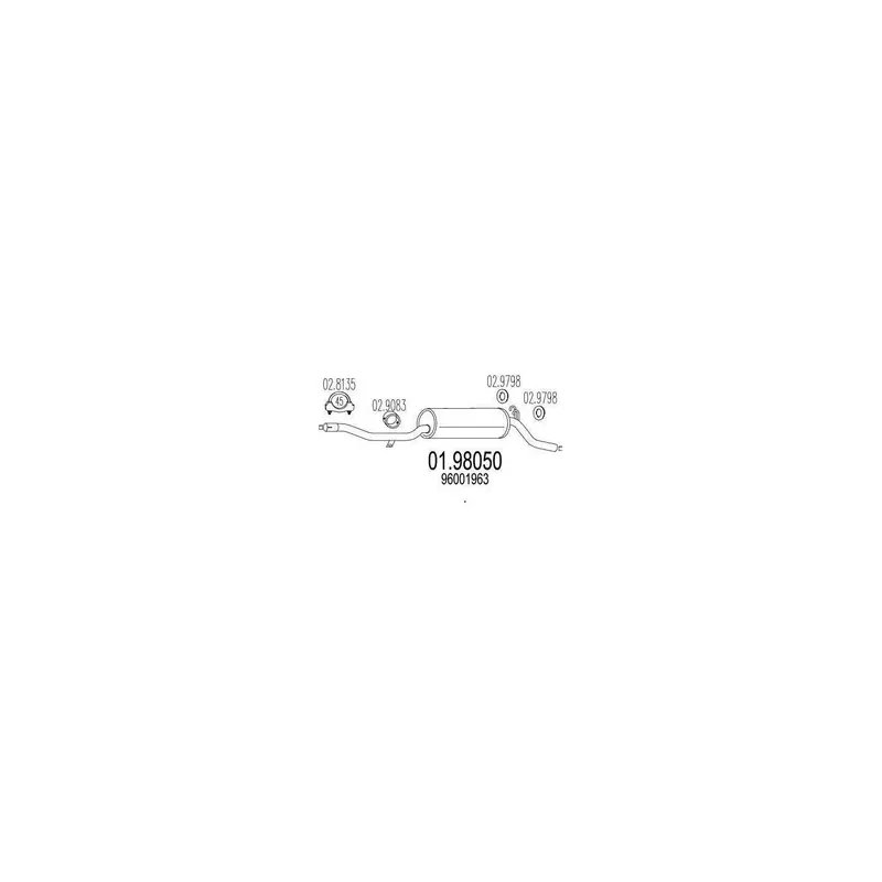 silencieux Arriere Citroen C15 Diesel