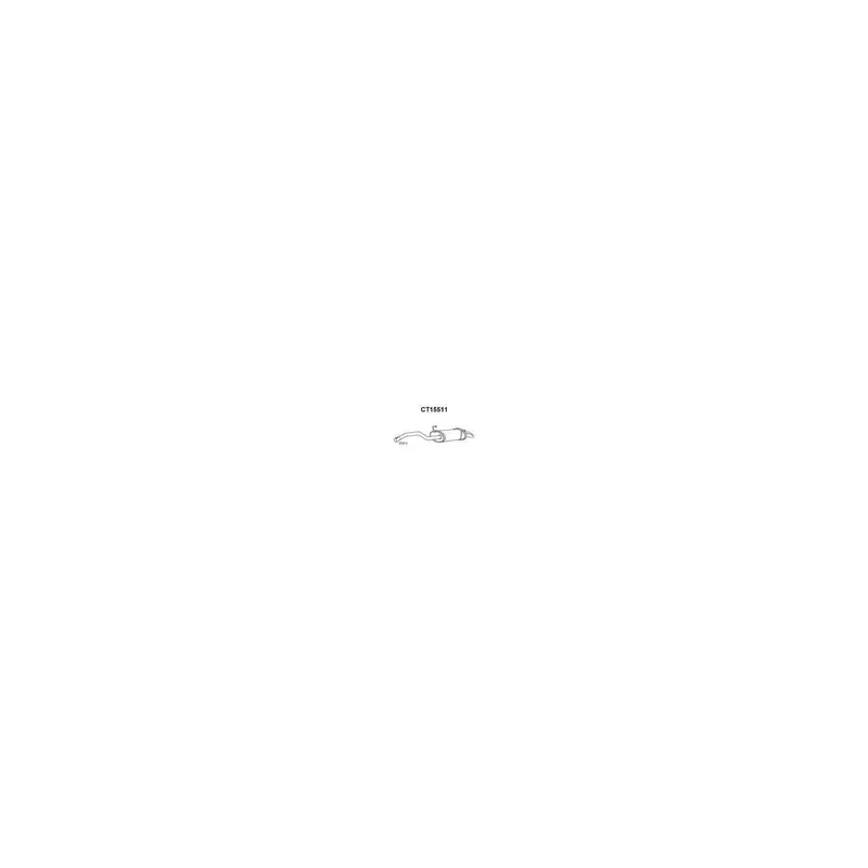 Silencieux C8 807 2.2HDi Ulysse Phedra 2.0JTD 2.2JTD 16V (02-06)